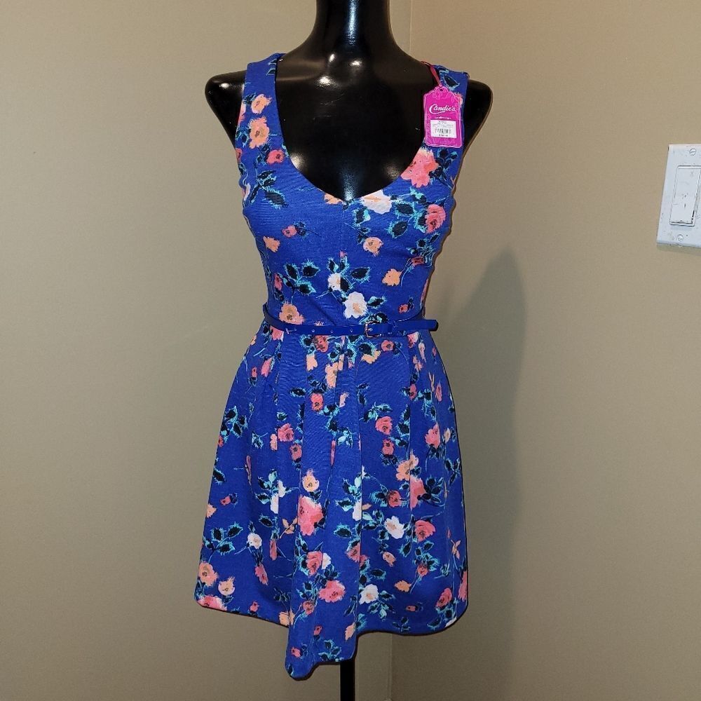 Candies mini floral Dress  nwt
